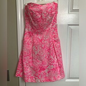 Lilly Pulitzer Pink Floral Dress
